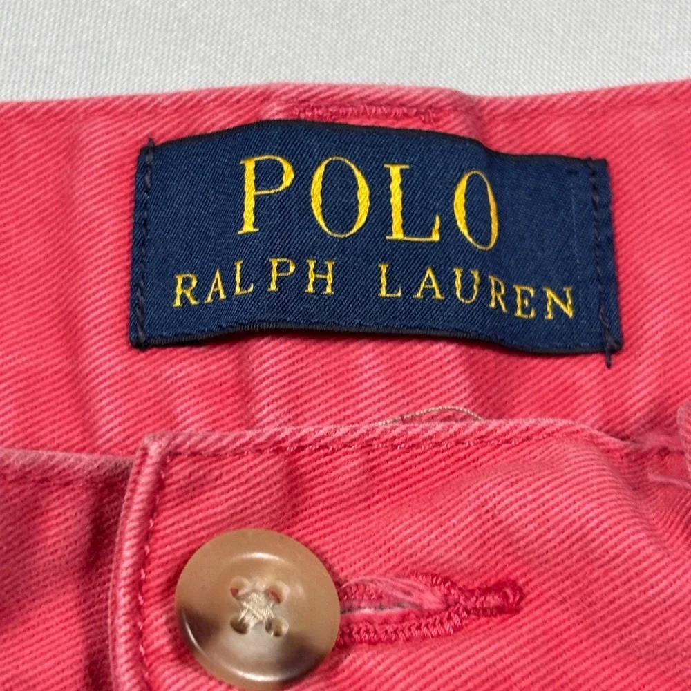 Polo‎ Ralph Lauren Shorts Mens 29 Pink Chino Cotton Twill Flat Front Summer